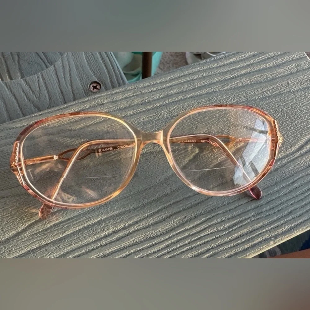 Silver Dollar Suzanna Eyeglass Frames Only Color #2 Pink Tortoise/Gold 51-15-135